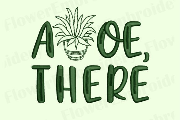 Aloe There Machine Embroidery Design Review