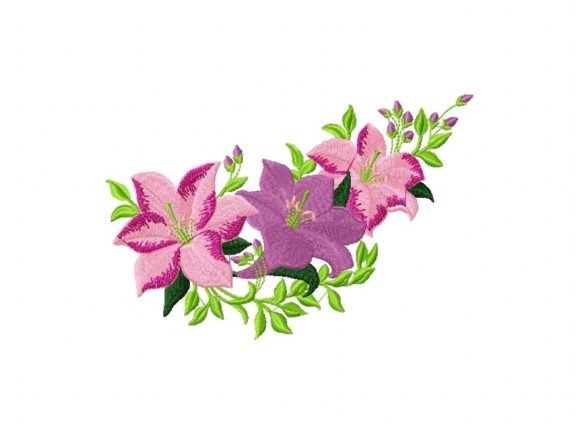 Cute Flower Pink Embroidery Design Review