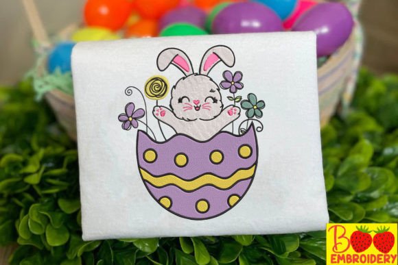 Cute Rabbit and Flowers Embroidery Review