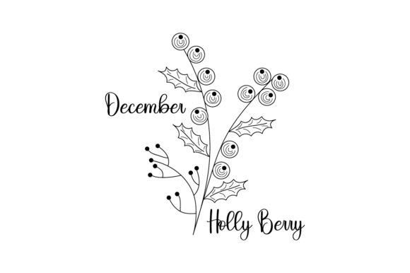 December Holly Berry Embroidery Review