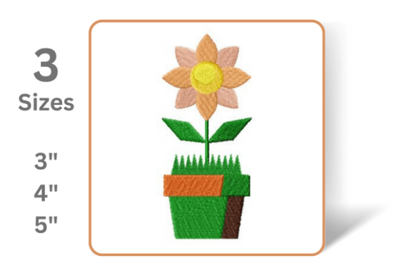 Flower in a Pot Embroidery Review