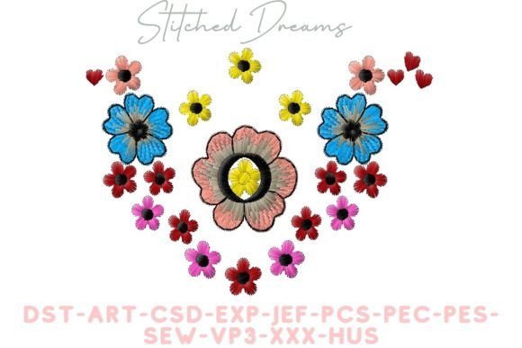 Flowers Garden Embroidery Design Review