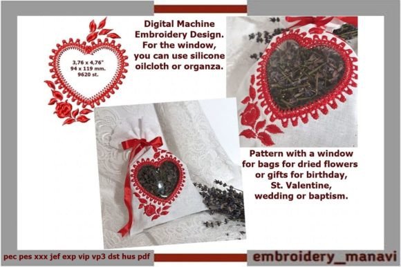 Heart Shape with Window and Flowers Review