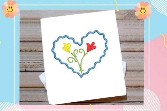 Heart with Flowers Embroidery Design Review