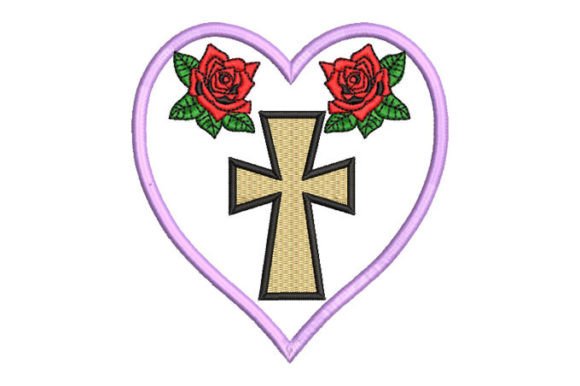 Heart with Roses and Cross Review