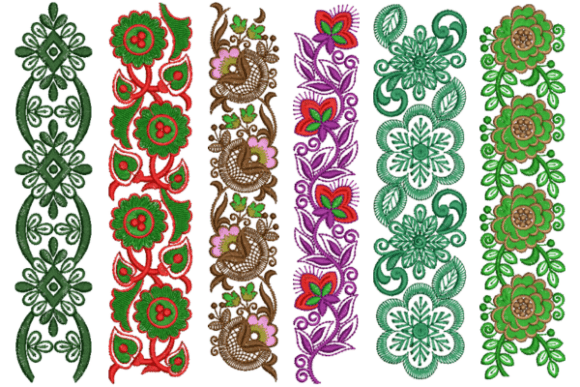 Intricate Flowers Borders Set Review