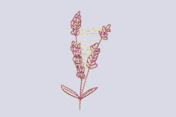 Lavender Flower Embroidery Review
