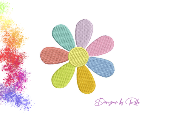 Rainbow Flower Embroidery Review