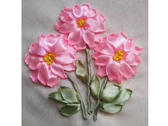 Reviewing Floral Ribbon Embroidery Tutorial