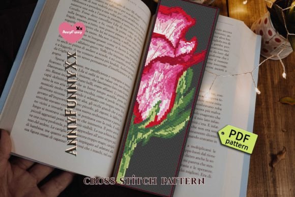 Rose Bookmark Cross Stitch Pattern PDF Review
