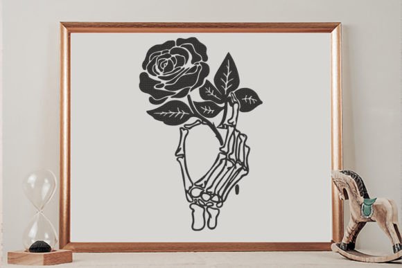 Skeleton Hand Flower Embroidery Design Review