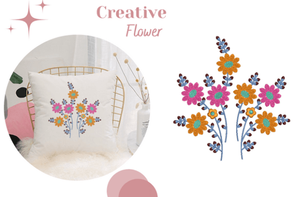 Sun Flowers Embroidery Design Review